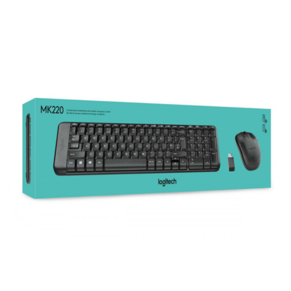 كيبورد و ماوس لوجيتك لاسلكي - MK220 - Image 2